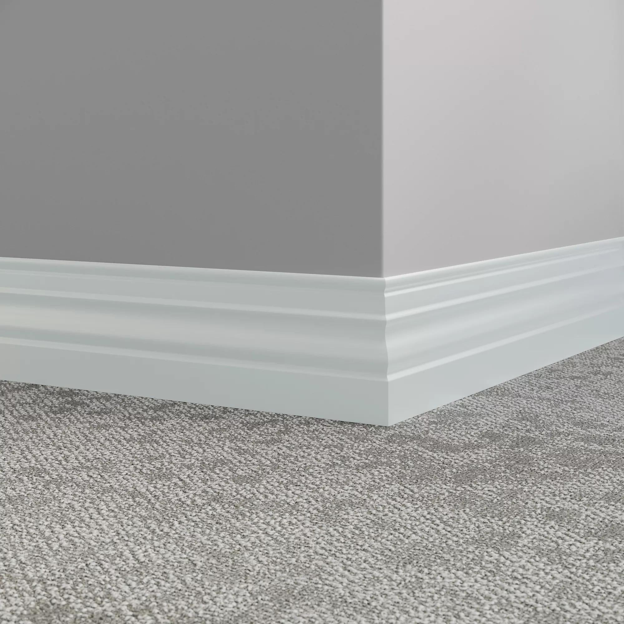 Tarkett / Johnsonite Millwork Diplomat 4-1/2" VN1 White Slipper 4.5" x 8' by 3/8" (48 LF/box)