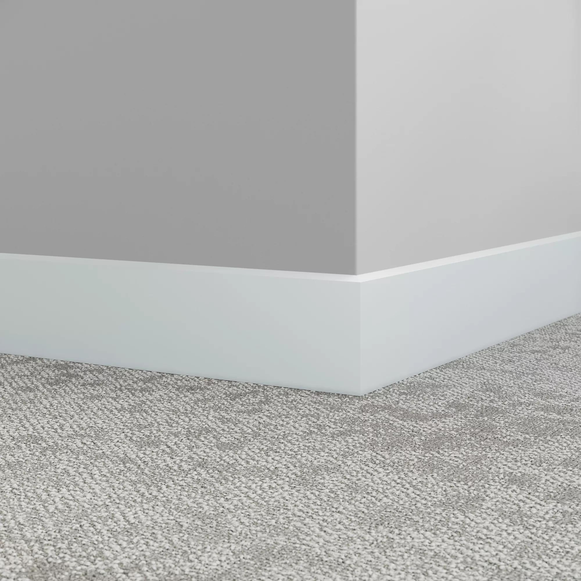 Tarkett / Johnsonite Millwork Exhibit 4.25" VN1 White Slipper 4.25" x 8' by 1/4"