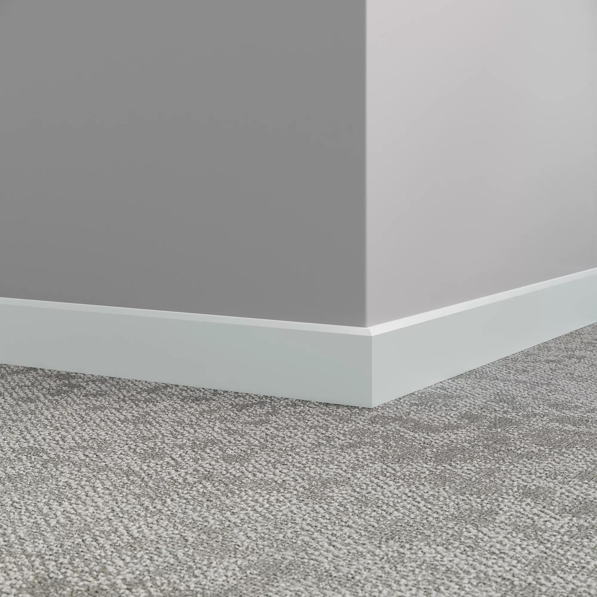 Tarkett / Johnsonite Millwork Mandalay 2-1/2" VN1 White Slipper 2.5" x 8' by 3/8" – product image showing size, style, and brand details.