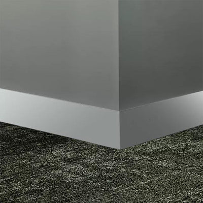 Tarkett / Johnsonite Millwork Monument 2-1/2" VN1 White Slipper 2.5" x 8' by 1/4" (64 LF/box)