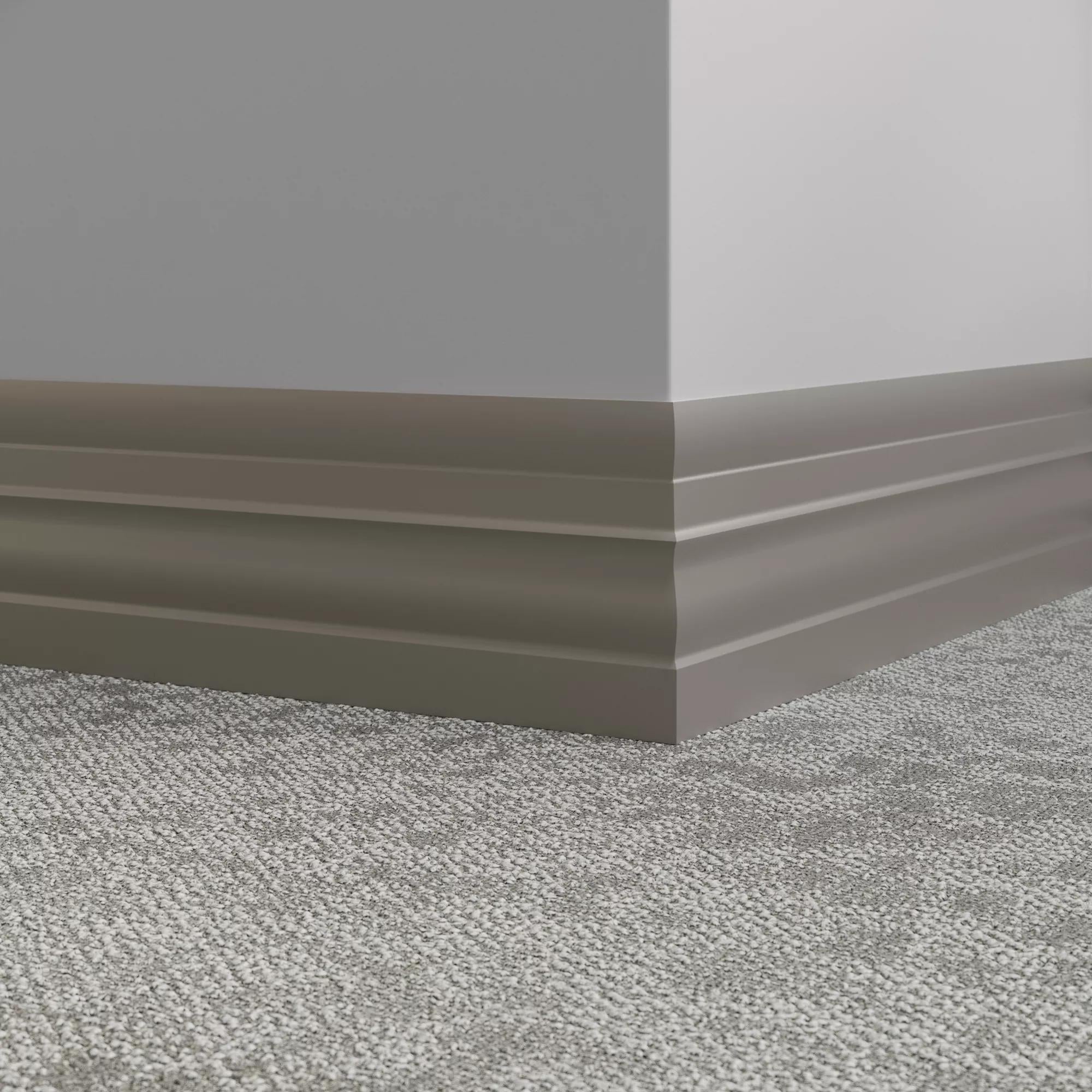 Tarkett / Johnsonite Millwork Attache 6" VN2 Stone Cottage 6" x 8' by 1/4" – product image showing size, style, and brand details.