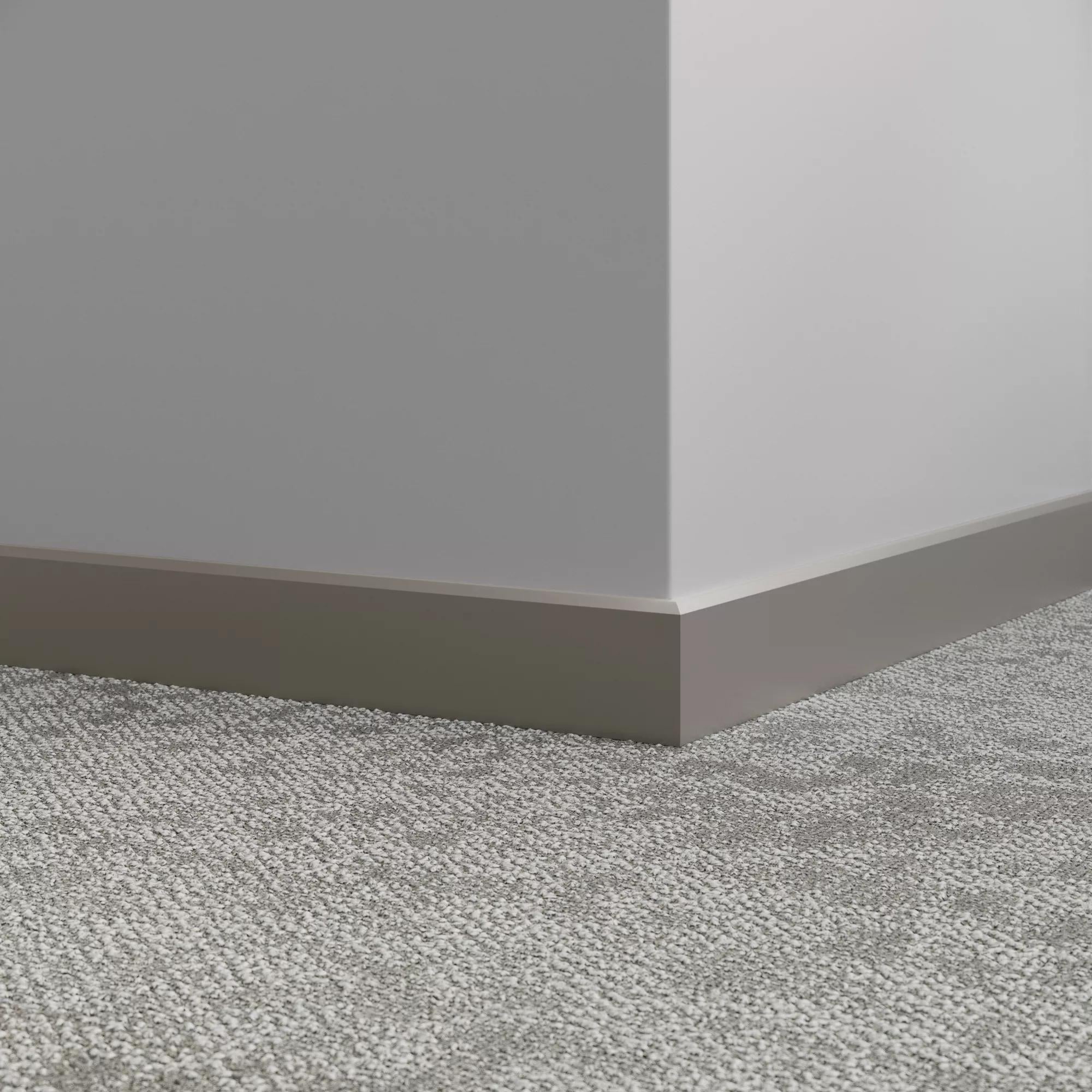 Tarkett / Johnsonite Millwork Mandalay 2-1/2" VN2 Stone Cottage 2.5" x 8' by 3/8" – product image showing size, style, and brand details.