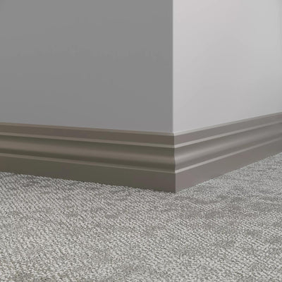 Tarkett / Johnsonite Millwork Ambassador 4" VN2 Stone Cottage 4" x 8' by 3/8" (48 LF/box)