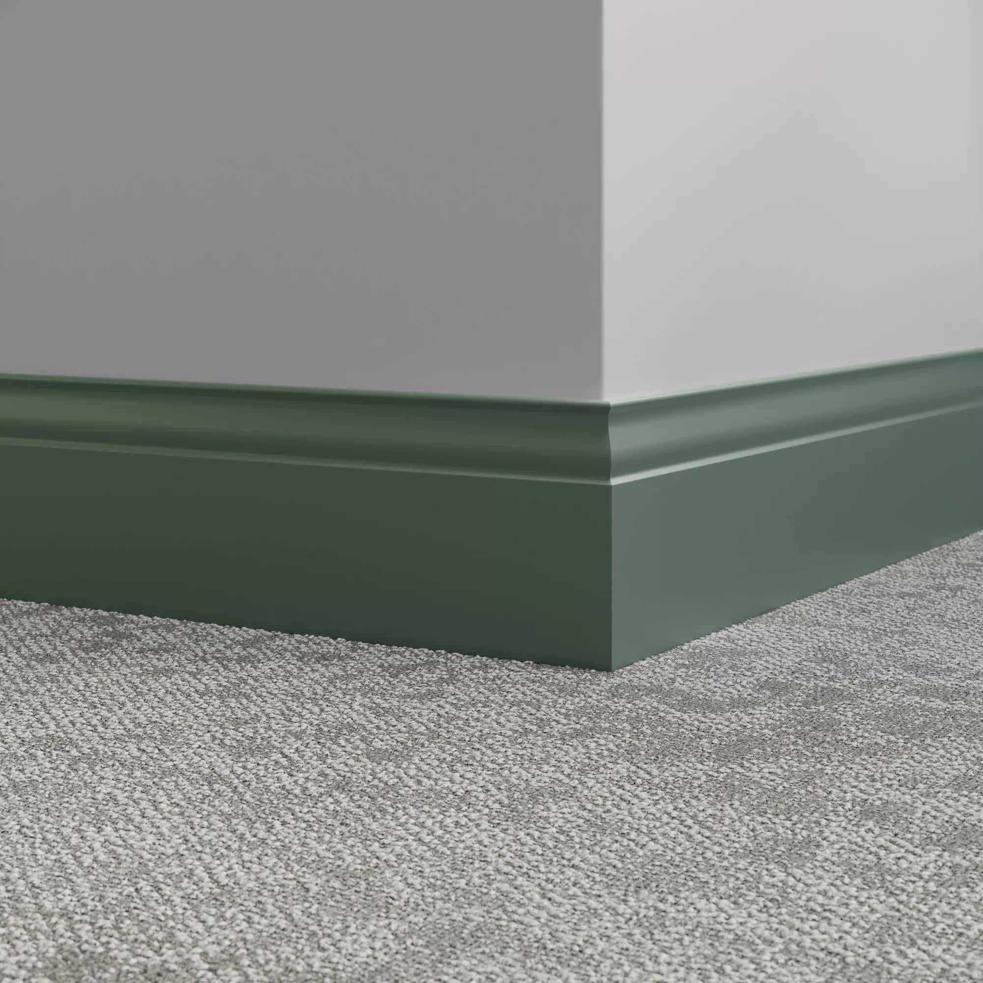Tarkett / Johnsonite Millwork Inflection 5-1/4" VN4 Green Vista 5.25" x 8' by 3/8" (48 LF/box)