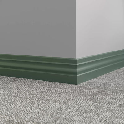 Tarkett / Johnsonite Millwork Ambassador 4" VN4 Green Vista 4" x 8' by 3/8" (48 LF/box)
