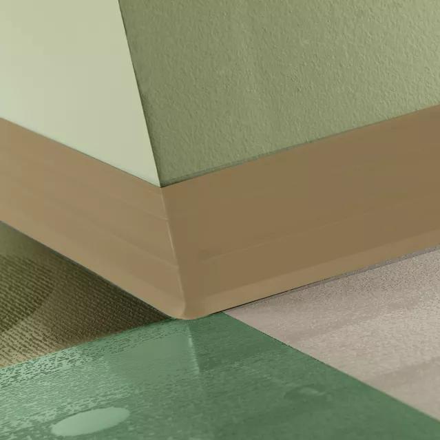 Tarkett / Johnsonite Perceptions Royale Base 4 1/4" 67 Old Gold 4.25" x 120' by 0.125" (120 LF/Box) Cove (With Toe)