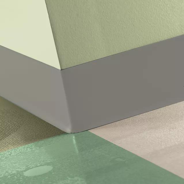 Tarkett / Johnsonite Tightlock Resilient Wall Base #32 Pebble 4 3/8" x 75' Roll by 1/8" Cove (with Toe)