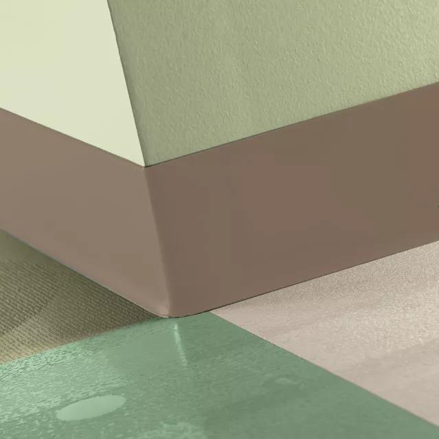 Tarkett / Johnsonite Tightlock Resilient Wall Base #45 Sandalwood 4 3/8" x 75' Roll by 1/8" Cove (with Toe)