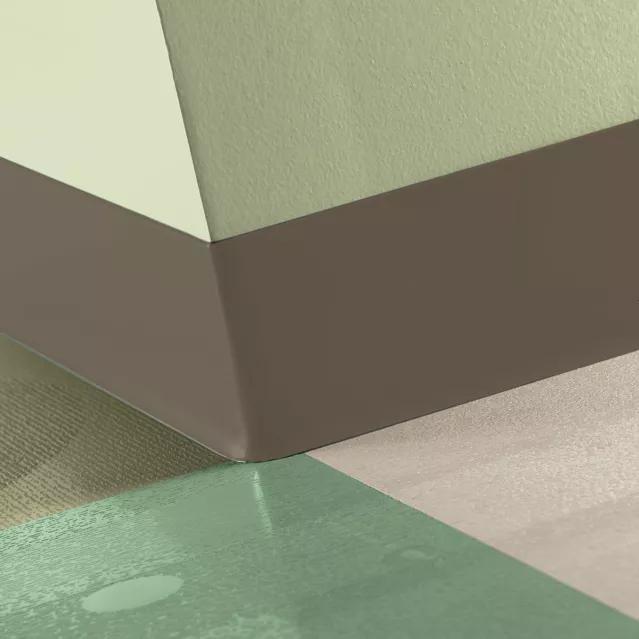 Tarkett / Johnsonite Tightlock Resilient Wall Base #TG9 Poetry Plum 4 3/8" x 75' Roll by 1/8" Cove (with Toe)