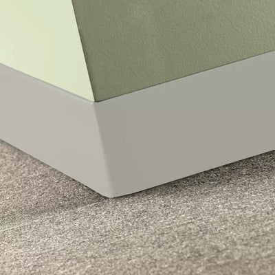 Tarkett / Johnsonite Tightlock Carpet Wall Base #24 Grey Haze 4 1/2" x 4' Pieces by 1/8" Straight (Toeless)