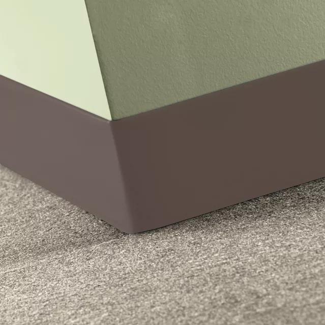 Tarkett / Johnsonite Tightlock Carpet Wall Base #76 Cinnamon 6 1/2" x 4' Pieces by 1/8" Straight (Toeless)