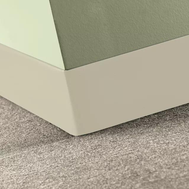 Tarkett / Johnsonite Tightlock Carpet Wall Base #79 Bone White 6 1/2" x 4' Pieces by 1/8" Straight (Toeless)