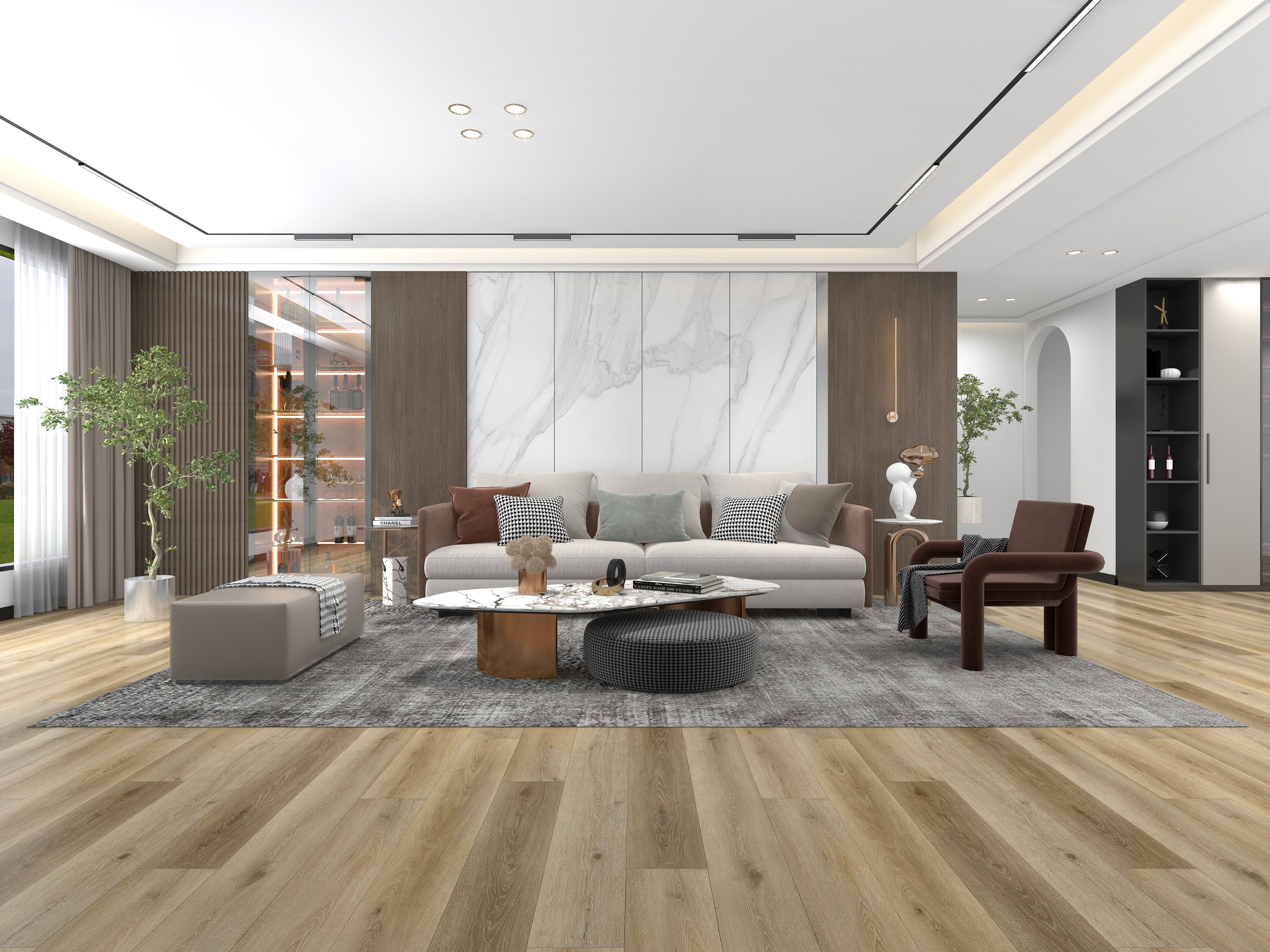 Paradigm Flooring Performer 20mil Truffle PPSPC2027 SPC Luxury Vinyl Plank 9” x 60" (30.24 SF/Box)