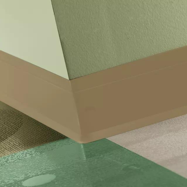 Tarkett / Johnsonite Perceptions Flex Base 4 1/4" 67 Old Gold 4.25" x 120' by 0.125" (120 LF/Box) Cove (With Toe)