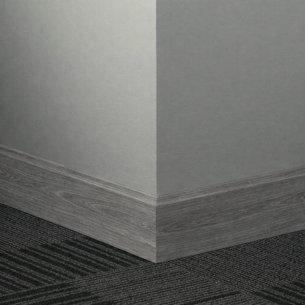 Tarkett / Johnsonite Masquerade Oblique ME5 Seasoned Oak Peppercorn 3" x 8' Pieces by 3/8" Straight (Toeless)