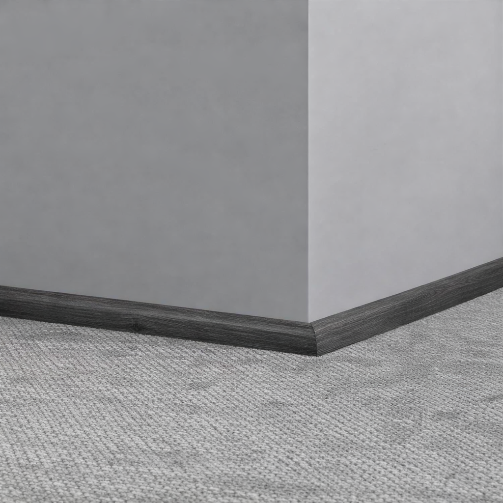 Tarkett / Johnsonite Masquerade Quarter Round D MF4 White Oak Espresso 3/4" x 8' Pieces by 3/4" Straight (Toeless)