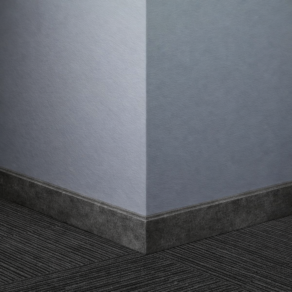 Tarkett / Johnsonite Masquerade Shoe Moulding
ML3 Concrete Charcoal 1 1/2" x 8' Pieces by 1/4" Straight (Toeless)