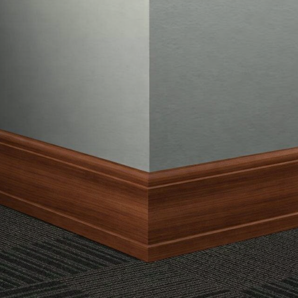 Tarkett / Johnsonite Masquerade Silhouette MS8 Red Mission 4" x 8' Pieces by 1/2" Straight (Toeless)