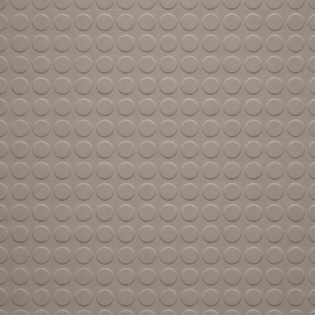 Tarkett Raised Round Rubber Tile Sable RT42RD