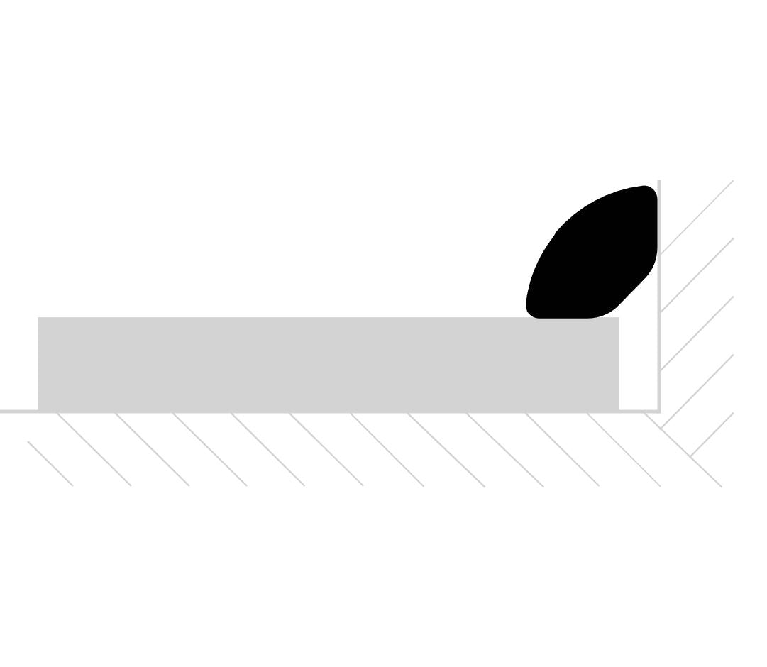 - Urban Surfaces Quarter Round QR 96" – product image showing size, style, and brand details.