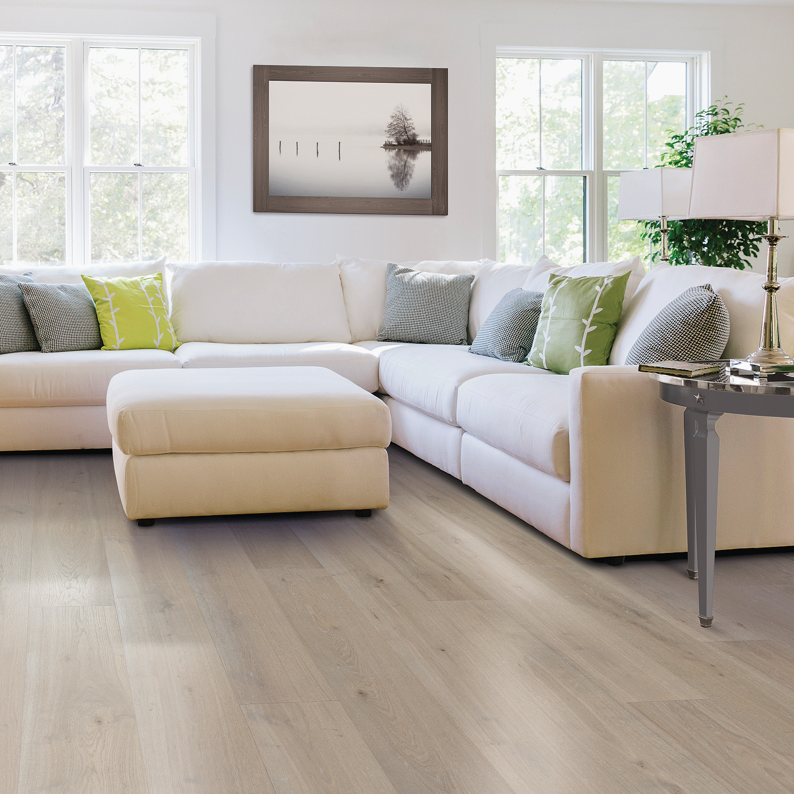Mohawk Tide Pool Oak Engineered Hardwood WED18-02 Ultrawood Plus Westport Cape 9" X 81" (30.64 SF/Box)