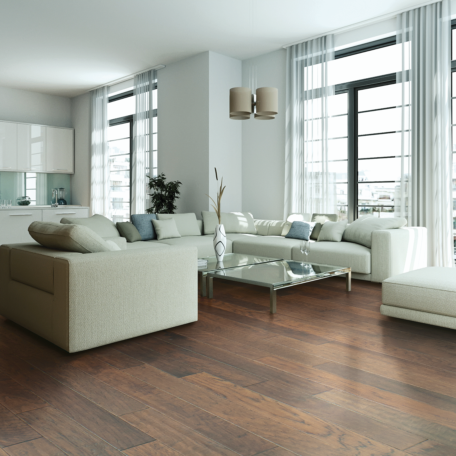 Mohawk Mocha Hickory Engineered Hardwood WEK01-95 TecWood Essentials Indian Peak 5" x Random Lengths (29.53 SF/Box) (Market Place) Discontinued / Limited-Inventory