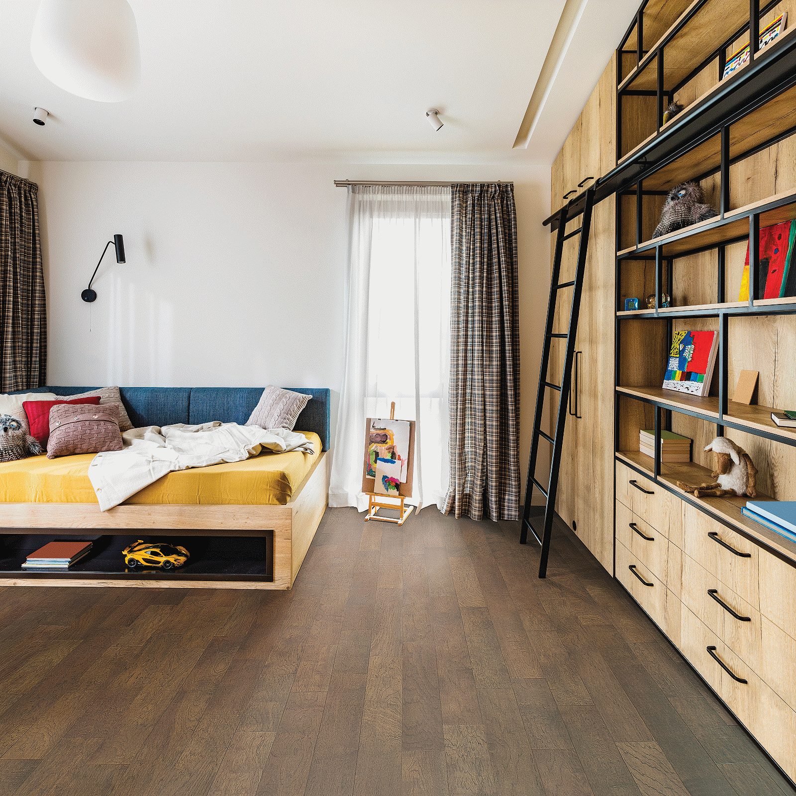 Mohawk Trail Blaze Hickory Engineered Hardwood WEK03-12 TecWood Essentials North Ranch Hickory 6.5" x Random Lengths (25.58 SF/Box) (Market Place) Discontinued / Limited-Inventory