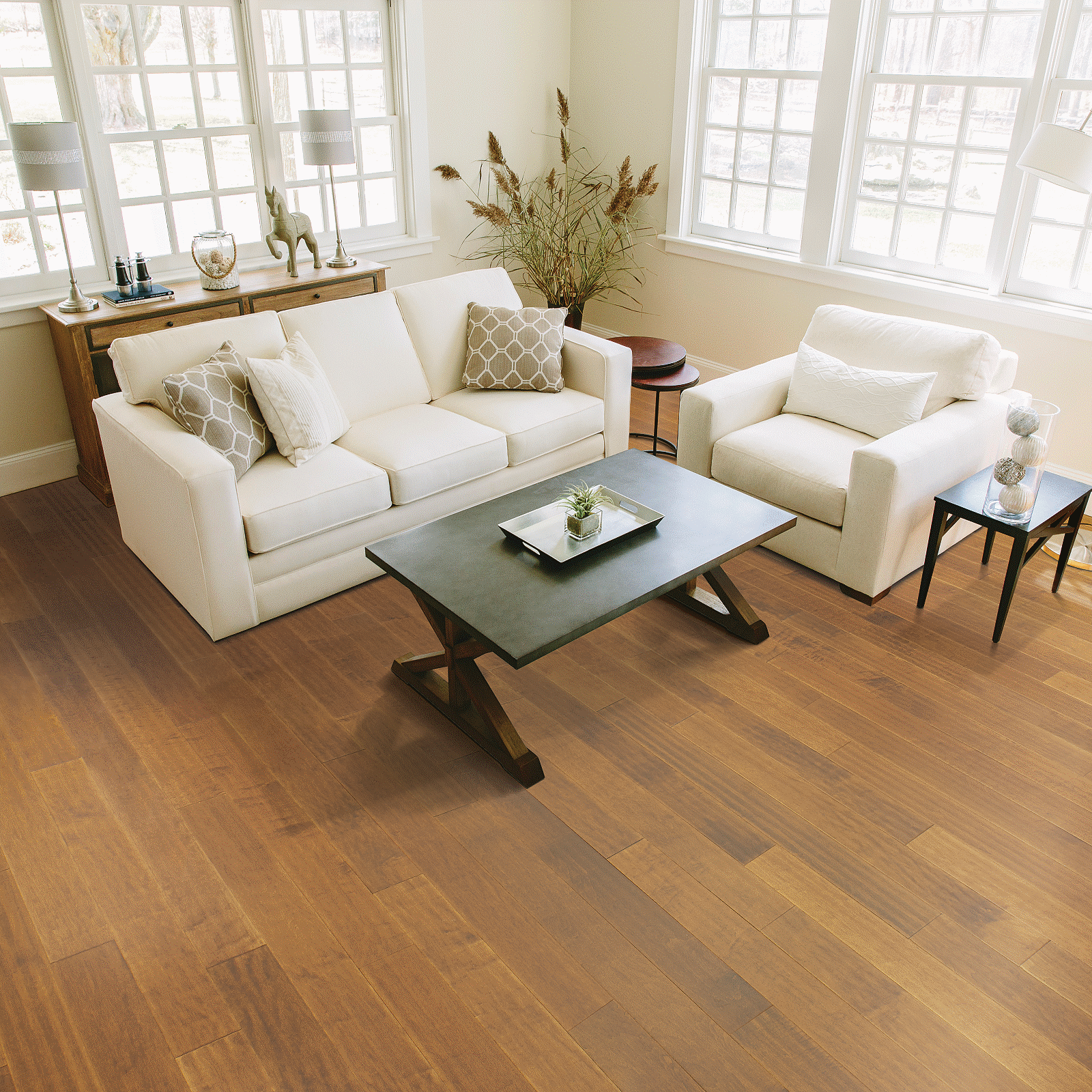 Mohawk Light Amber Maple Engineered Hardwood WEK10-01 TecWood Essentials Urban Reserve 5" x Random Lengths (26.25 SF/Box)