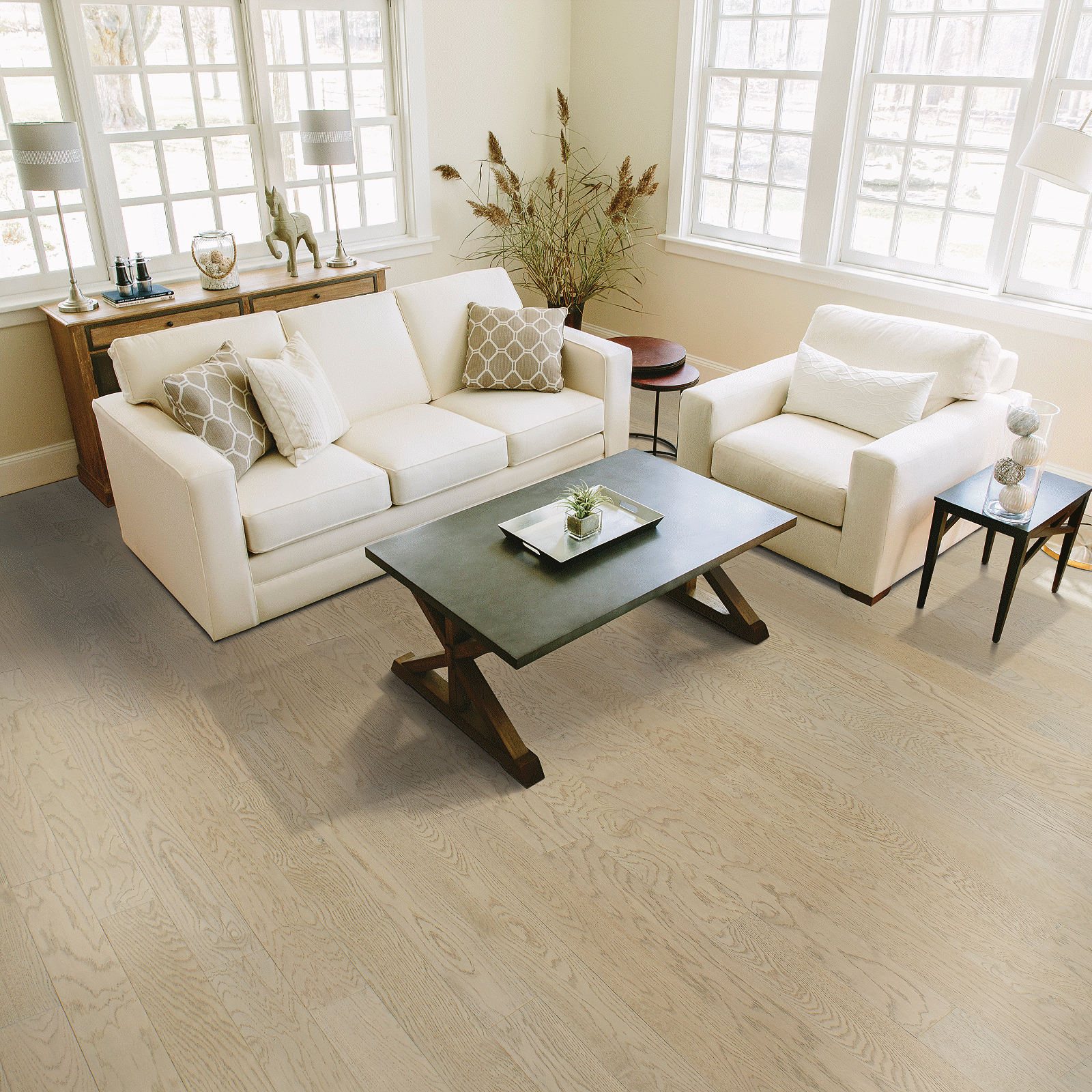 Mohawk Sandstone Oak Engineered Hardwood WEK10-78 TecWood Essentials Urban Reserve 5" x Random Lengths (26.25 SF/Box)