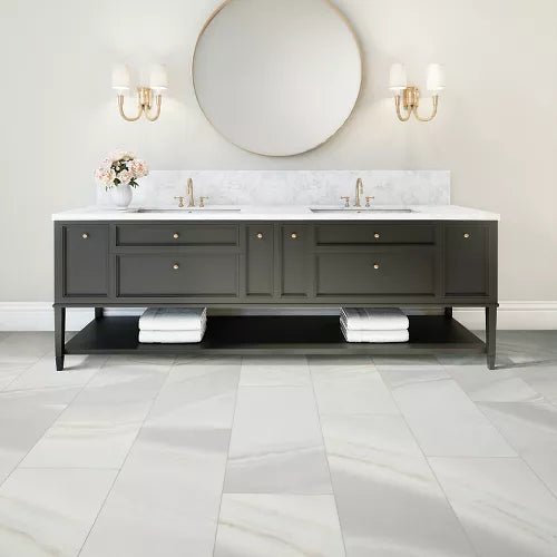 Mohawk Silver Satin Vinyl Plank WLV21-145 SolidTech Select Wanderers Loop 16" x 36" (24.35 SF/Box)