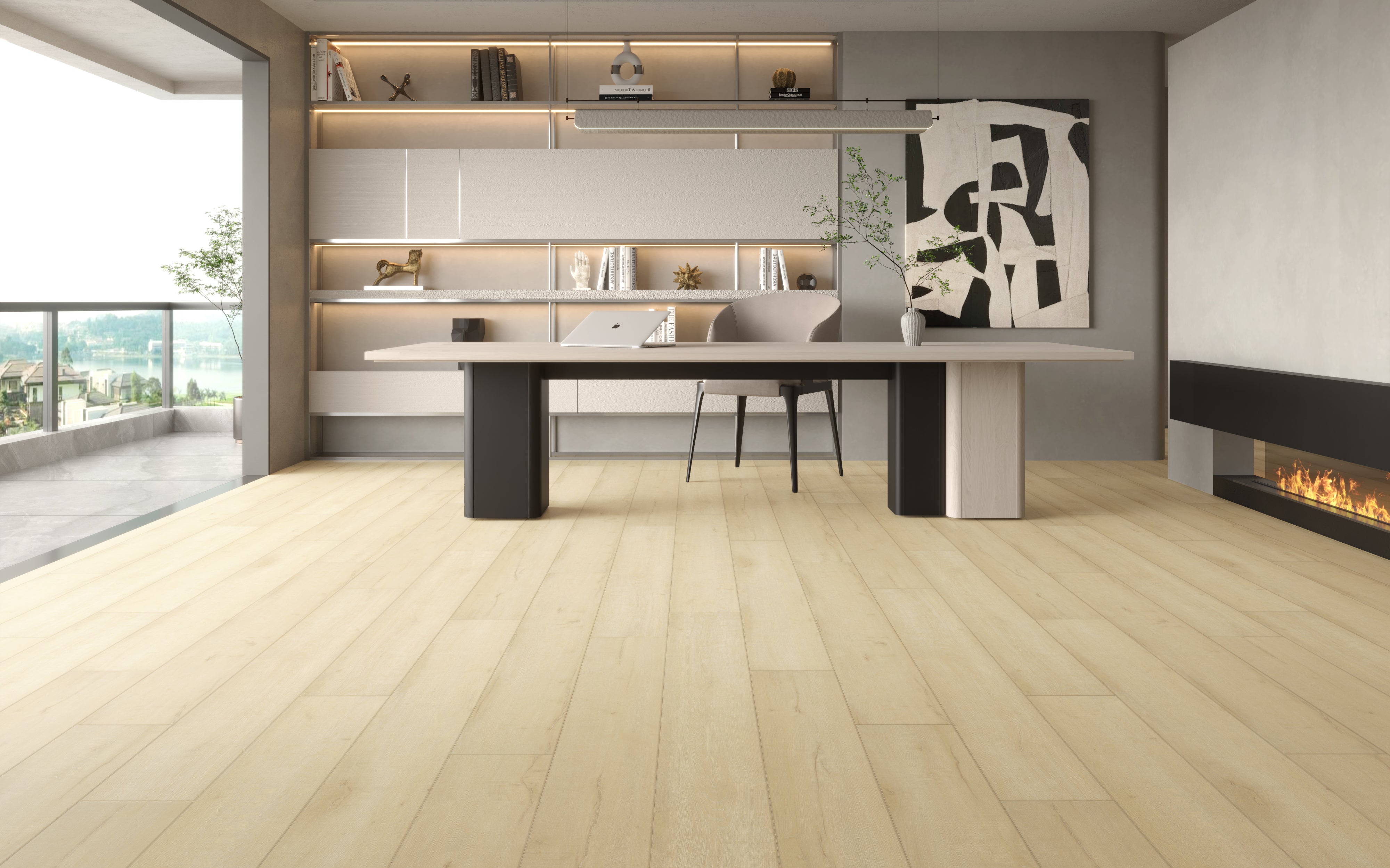 Paradigm Flooring Insignia White River PI20001 WPC Luxury Vinyl Plank 9" x 60" (26.18 SF/Box)