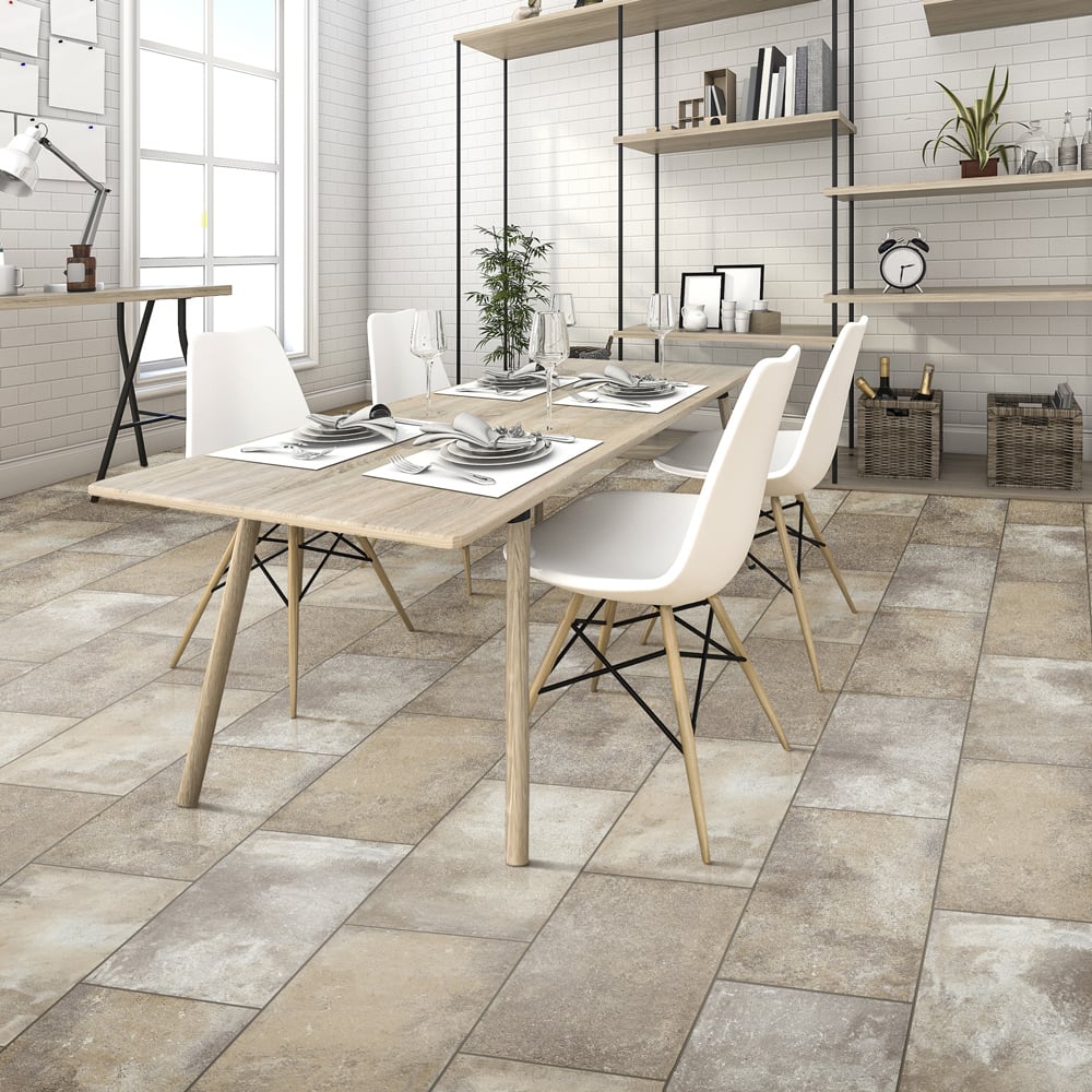 Congoleum Triversa Prime White Wool TX800 SPC Luxury Vinyl Plank SmartLock Clic System 12" x 24" (24.03 SF/Box)
