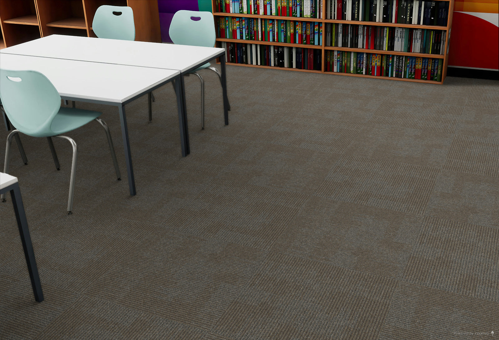Aladdin Primary Effect Pattern Perspective QA176-948 Fission 24" x 24" Carpet Tile (96 SF/Box)