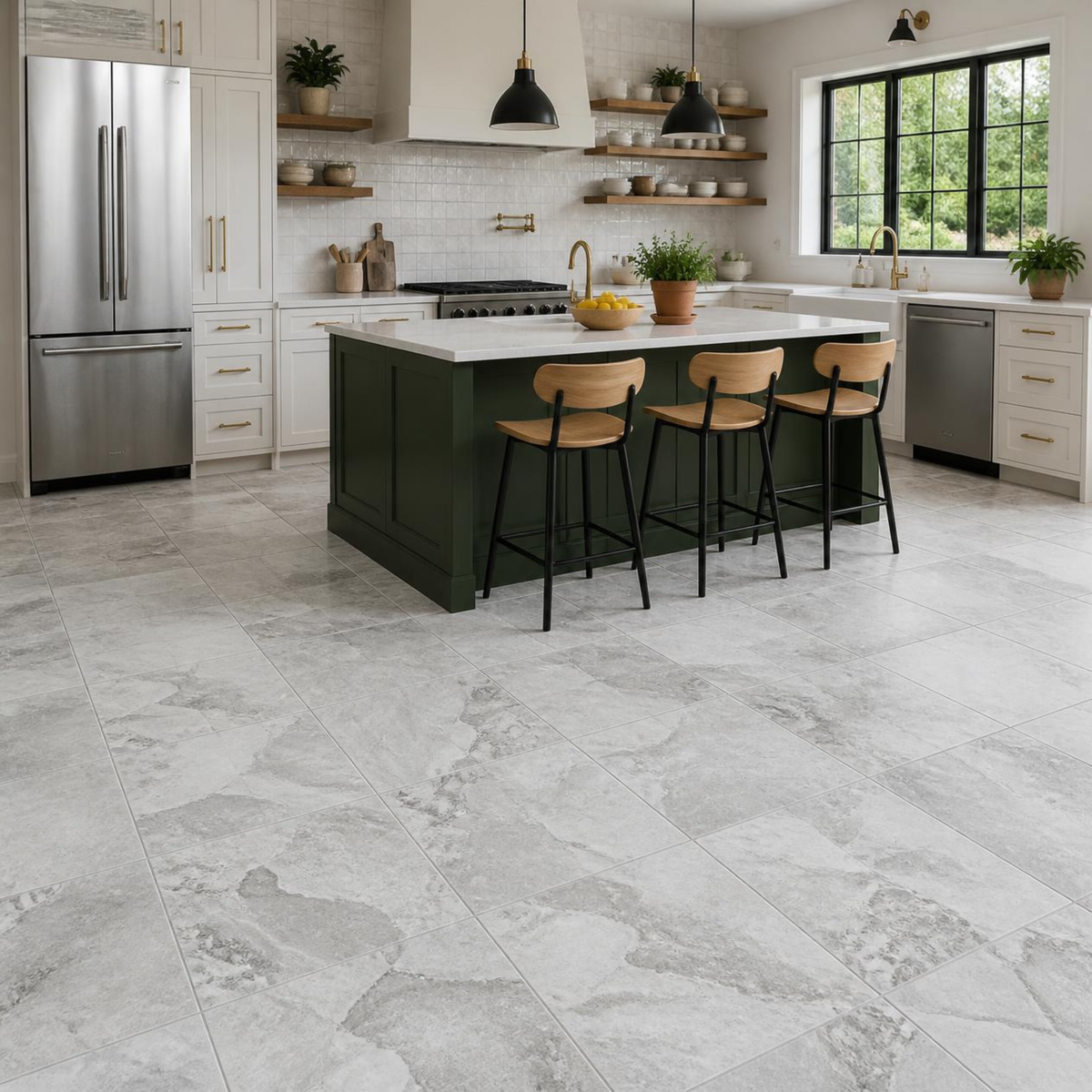 Armstrong Alterna D4018 White 16" x 16" Luxury Vinyl Tile (24.89 SF/Box)