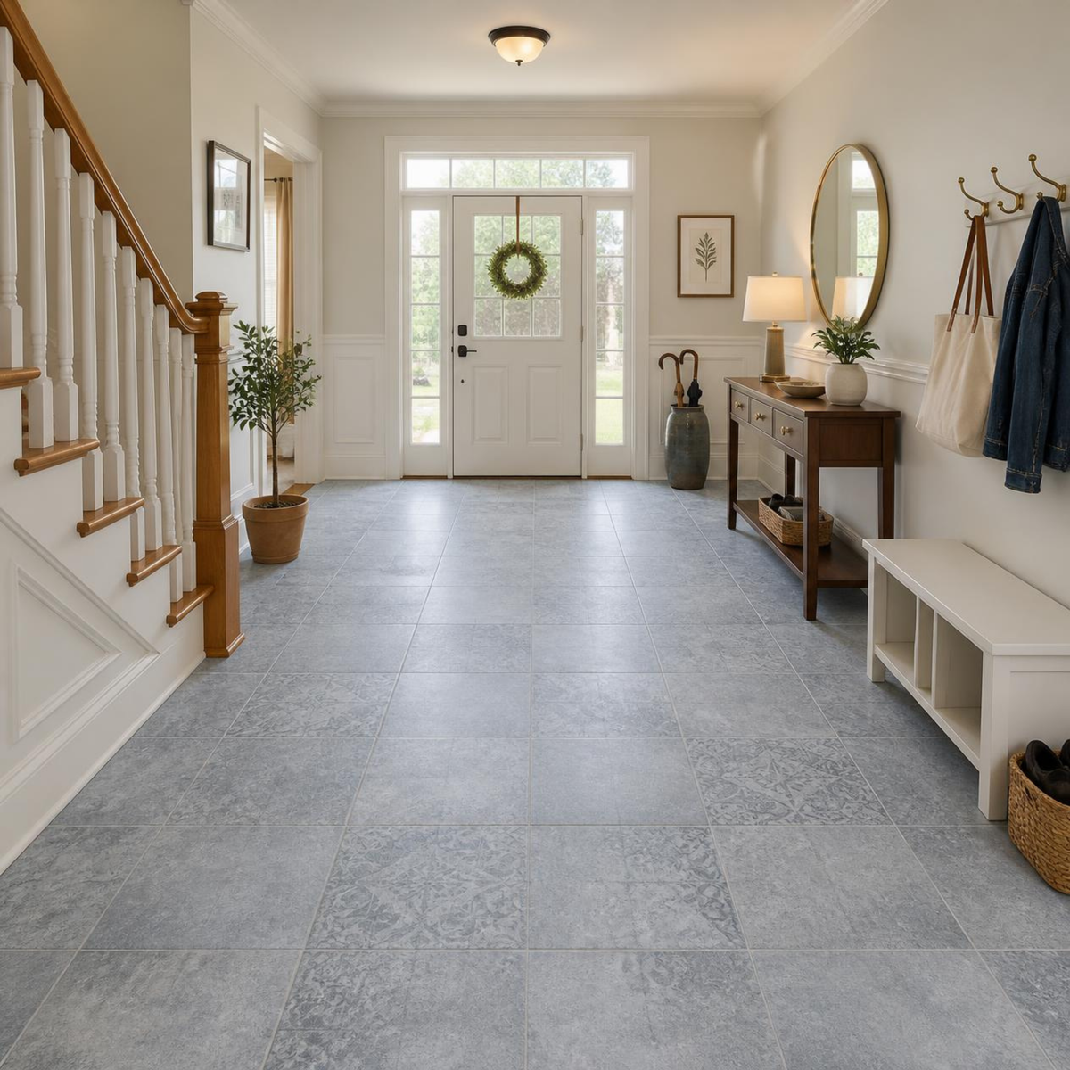 Armstrong Alterna D4022 Nocturnal Blue 16" x 16" Luxury Vinyl Tile (24.89 SF/Box)