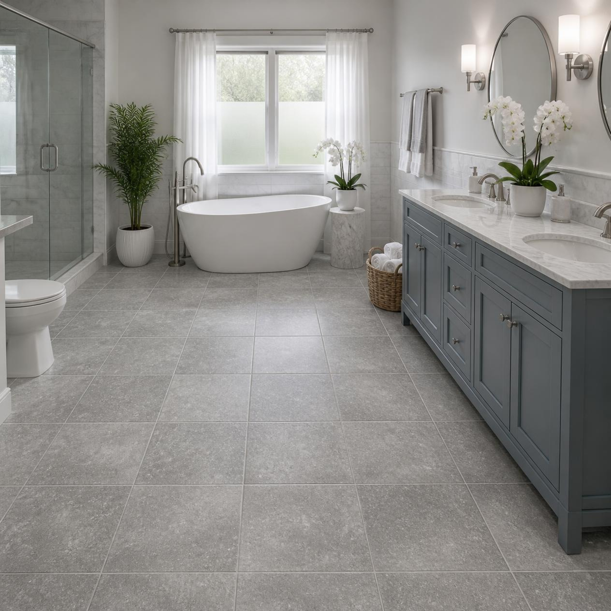 Armstrong Alterna D4176 Hint of Gray 16" x 16" Luxury Vinyl Tile (24.89 SF/Box)