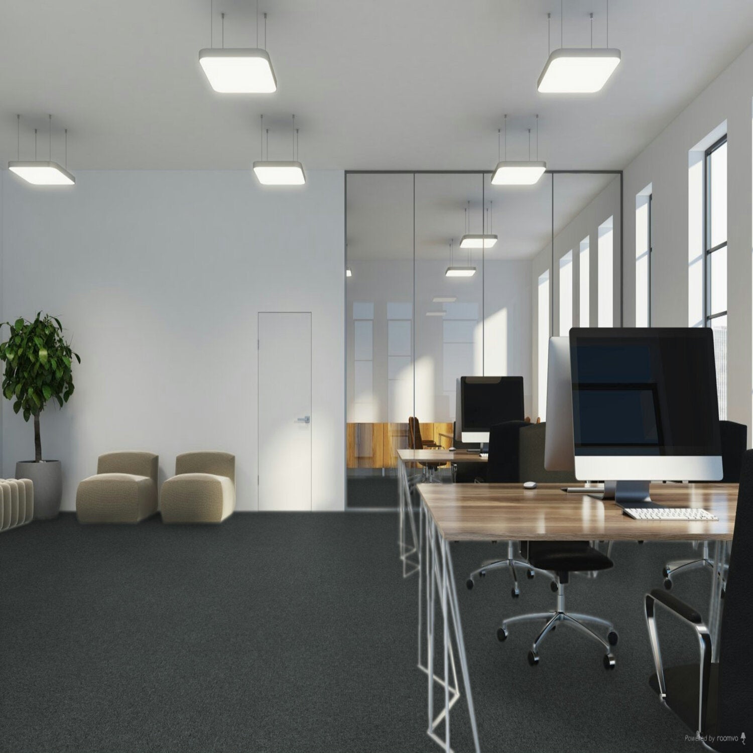 Pentz Carpet Diversified Tile 7037T-2051 Distinct 24" X 24" (72 SF/Box)