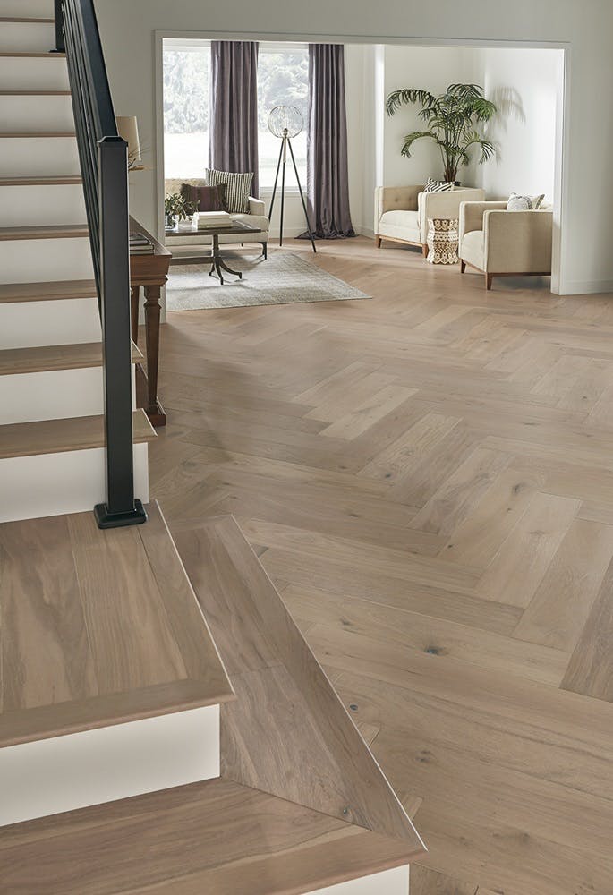 Mannington Summit Engineered Hardwood HPLS37SUMF1 Latitude Park City Herringbone 7 1/2" x 37.5” (23.4 SF/Box)