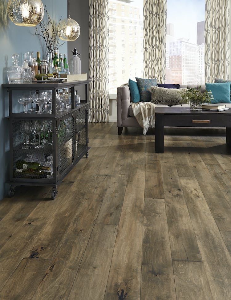 Mannington Pecan Engineered Hardwood LWB06PC1-347517 Hand Crafted Iberian Hazelwood 6.5” Wide With Varying Lengths Up to 84” (37.13 SF/Box)