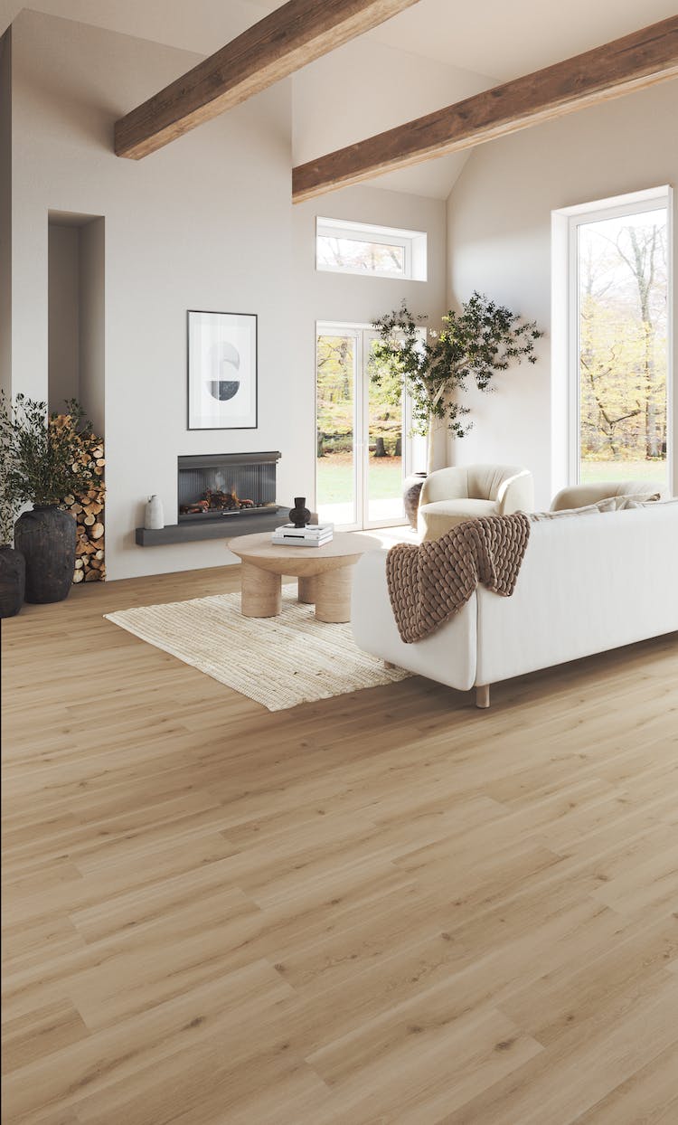 Mannington Truffle Floating LVTRGP742-552319 Adura Rigid Swiss Oak 7" x 48" (23.33 SF/Box)