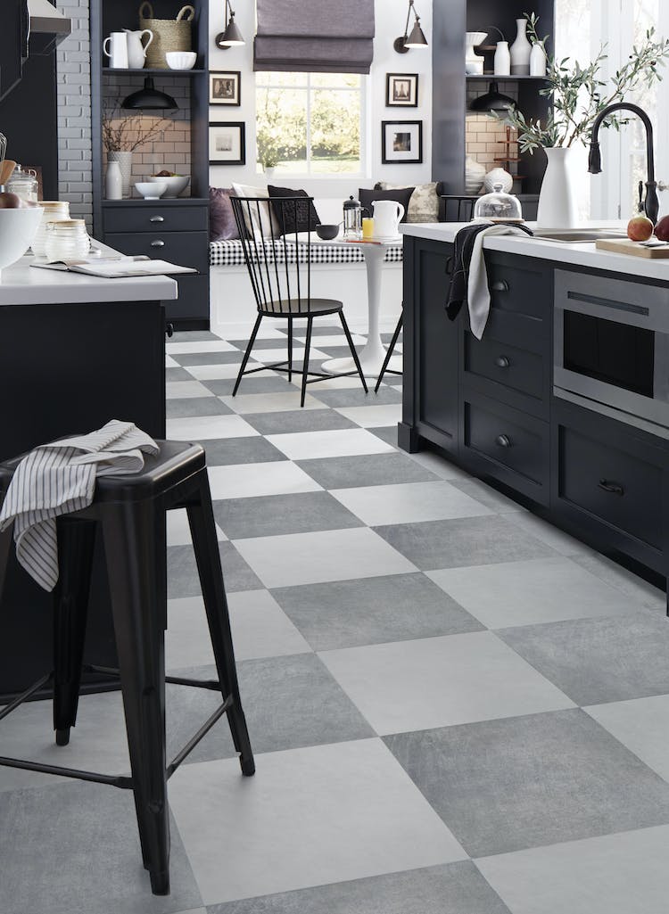 Mannington Cement Glue Down LVT FXT421-469051 Adura Flex Villa 18" x 18" (45 SF/Box)