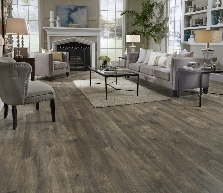 Mannington Stone Laminate 28211-553381 Restoration Collection Hillside Hickory 7.5" x 47.5" (17.50 SF/Box)