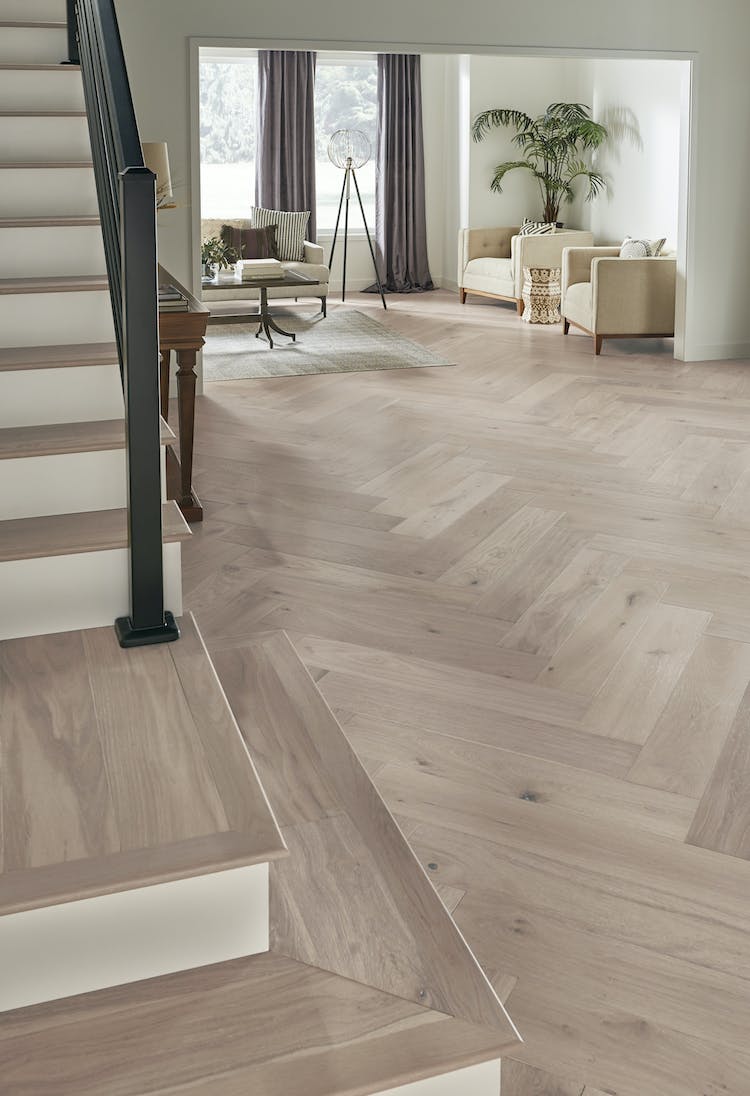 Mannington Alpine Engineered Hardwood HPLS37APNF1 Latitude Park City Herringbone 7 1/2" x 37.5” (23.4 SF/Box)