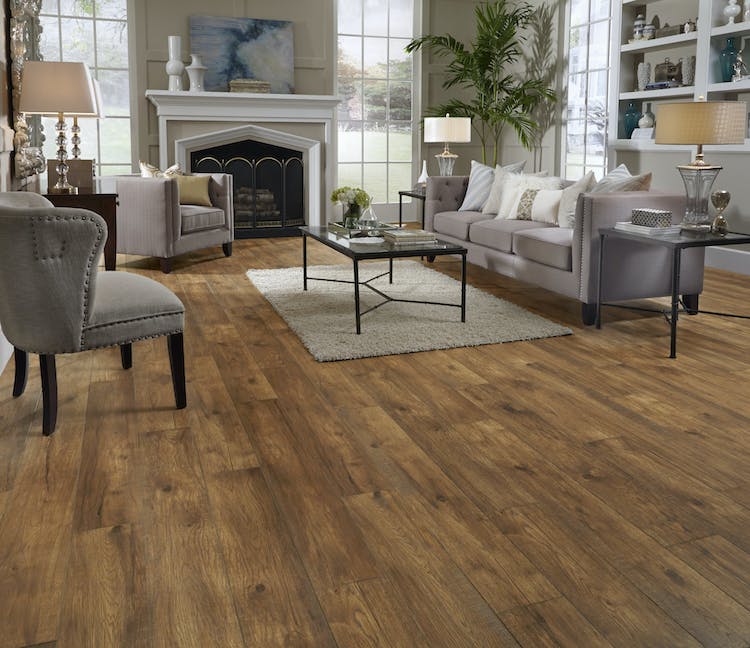 Mannington Ember Laminate 28213-553379 Restoration Collection Hillside Hickory 7.5" x 47.5" (17.5 SF/Box)