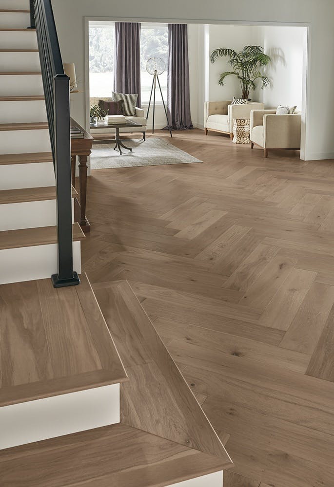 Mannington Sundance Engineered Hardwood HPLS37SUDF1 Latitude Park City Herringbone 7 1/2" x 37.5” (23.4 SF/Box)