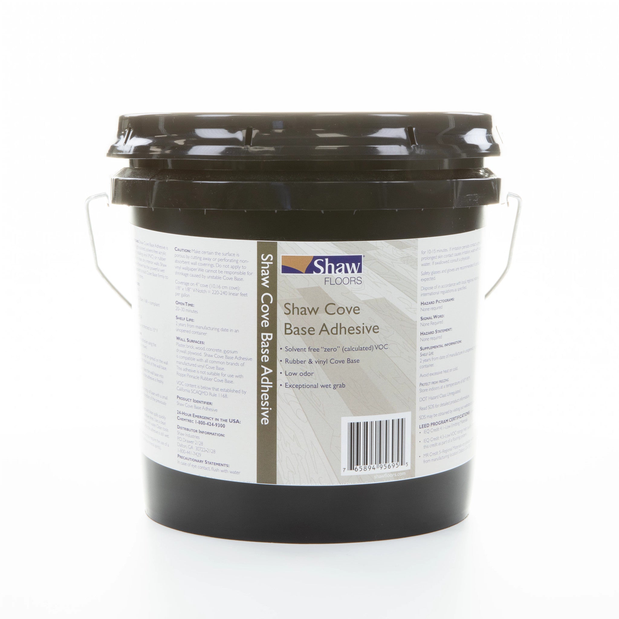 Shaw FinishWorx Wall Base Adhesive 166VS 1 Gallon Pail