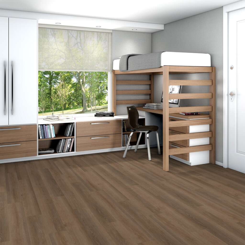 Shaw 5th & Main Alba Reserve 20 5M329-00825 Texas Bur 7" X 48" Glue Down LVP (41.98 SF/Box)