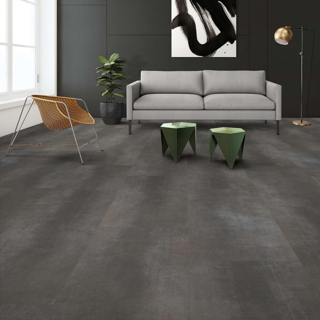 Shaw Ferrous 5M311-00425 Stainless 18" X 36" Vinyl Plank (22.5 SF/Box)