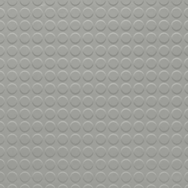 Tarkett Raised Round Rubber Tile 08 Icicle RT08RD 24" x 24" by 1/8"