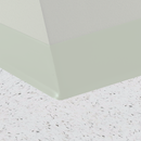 Mannington / Burke Vinyl Wall Base Type TV BUR25UL106 Pearl Luster Metallic 2.5